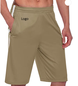 Pantalones cortos de baloncesto para hombre, Shorts largos con bolsillos y cremallera, de secado rápido, para entrenamiento, 11 unidades - Product Image 6