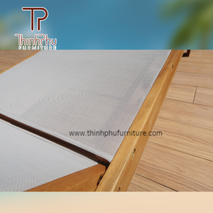 Chaises longues pliables en bois massif modernes écologiques du fabricant du Vietnam - Product Image 4