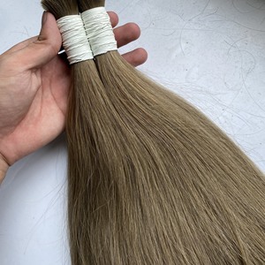 Vente en gros 100% cheveux indiens bruts, en vrac, fournisseurs de cheveux non traités, paquets vierges en vrac, Extension de cheveux humains doublement tirés - Product Image 4