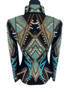 Chaqueta ecuestre de cierre de cremallera elegante y elegante de primera calidad para equitación occidental Suministro ODM transpirable - Product Image 5