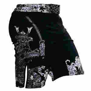 Pantalones Cortos de Boxeo Sublimados de Diseño Personalizado de Alta Calidad, Elásticos, Transpirables, de Secado Rápido, Duraderos, con Cintura Elástica, para MMA y Artes Marciales - Product Image 3