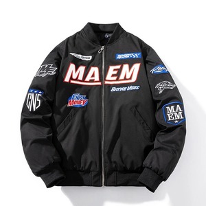 Winter Men's Baseball Jacket Embroidery Women's Varsity Jacket Hip Hop Hooded Parka Sheep Skin Fashionable Badge Streetwear for - Product Image 4