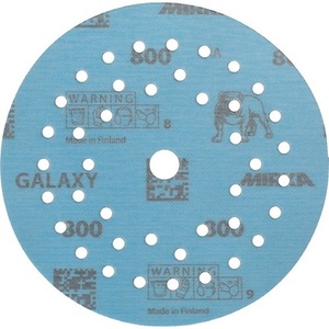 Disco de Lijado Adhesivo GALAXY Grip Multifit de 125 mm, Grano 800, para Madera/Metal/Pintura/Plástico, 72 Agujeros, en Cerámica/Corindón - Product Image 1
