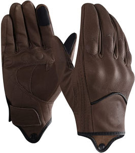 Première fibre ODM gants de course en cuir imperméables été motard gants en peau de mouton pour la moto - Product Image 1