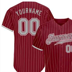 Camisetas de béisbol personalizadas para equipos de jóvenes y adultos diseña las tuyas con impresión por sublimación - Product Image 6