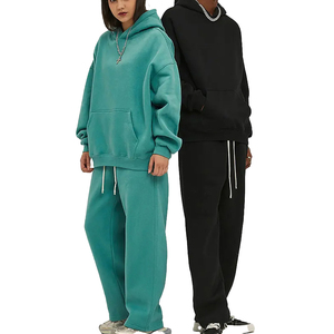 Unisex Cotton Hoodie Sweat <b>Pants</b> Set Custom Manufacturers' Oversized Tracksuits Breathable Joggers for Winter Season Hooded - Product Image 6