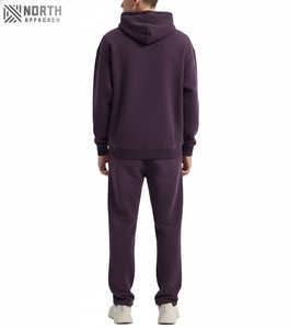 ชุดวอร์มสำหรับผู้ชายชุดวอร์มจั๊มเปอร์แบบสวมหัวมีฮู้ดสำหรับออกกำลังกายวินเทจฟอกสีกรดซีดซีดจาง2ชุดวอร์มหรูหรา - Product Image 2