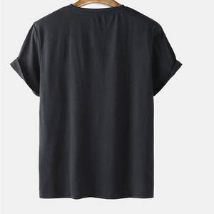 Diseñe su propio logotipo Camisetas de hombre hechas de algodón Diseño personalizado Streetwear Camisetas de hombre - Product Image 2