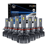 Kit d'ampoules LED pour phares de voiture Liangye Unicorn 50W 12V H1 H4 H7 H11 9005 9006 9007
