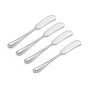 2025 diseñador espejo brillante mate cuchillos espejo acero plateado mantequilla cuchillos cubiertos polaco hecho a mano juego de cubiertos - Product Image 2