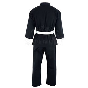ชุดกิโมโนผ้าฝ้ายผสมคาราเต้จิวจิสึชุดฝึกศิลปะการต่อสู้น้ำหนักเบาชุดคาราเต้โลโก้ด้านหน้า - Product Image 4