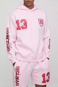 ชุดวอร์มแบบสวมหัวสำหรับผู้ชายโอเวอร์ไซส์ทรงโอเวอร์ไซส์ของผู้ชายชุดวอร์มแบบลำลองระบายอากาศได้คุณภาพสูง - Product Image 2