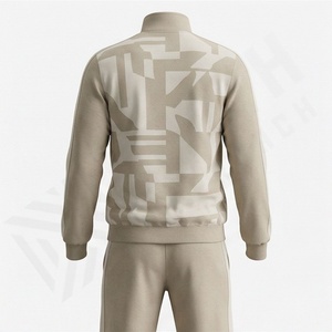 Conjunto Deportivo de Alta Calidad con Logotipo Personalizado, 100% Poliéster, Manga Larga, Cremallera, Ropa Deportiva de Equipo, Traje de Entrenamiento para Correr, Chándal para Hombre - Product Image 2