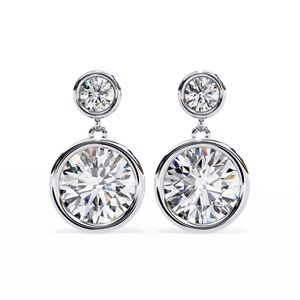 Vente en gros Boucles d'oreilles mignonnes en or 10 carats 14 carats 18 carats avec diamants pour femmes - Product Image 2