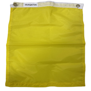 12 \ "X18 \" drapeau jaune fournitures marines produit - Product Image 1