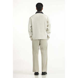 Chaquetas Casuales de Cuero Genuino con Cuello Alto y Diseño Reversible, Talla XS, Chaqueta de Lona de Corte Regular para Otoño -MN-JKT-WS25-014 - Product Image 3