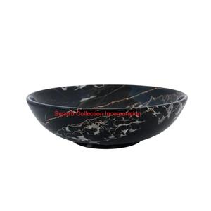 Exclusive Handcrafted <b>White</b> Marble <b>Bowl</b> Premium Natural Stone <b>Serving</b> & Decorative Centerpiece For Modern Home Kitchen Decor - Product Image 6