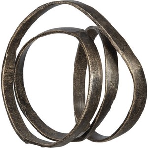 Sculpture abstraite en métal Accent décoratif Table Art pièce maîtresse moderne Home Office Decor moderne poli sculpture - Product Image 3