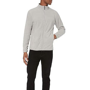 Vestes pour hommes Impression personnalisée à manches longues Veste polaire vierge unie pour hommes Baseball Veste d'hiver - Product Image 6