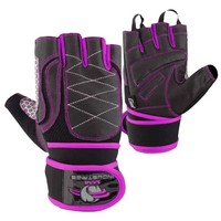 Gants de musculation demi-doigts en Spandex, légers, respirants et antidérapants, avec logo personnalisé, pour le sport, la gym et le cyclisme – Prix usine