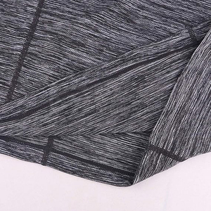Vente en gros de t-shirts de gymnastique à compression pour hommes 100% coton vêtements de sport décontractés à col rond vêtements de fitness 220 grammes maillot vêtements solides - Product Image 6