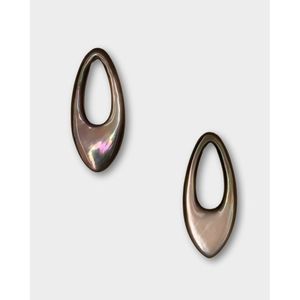 Pendientes de Perlas Marquise de Nácar Negro - Product Image 1