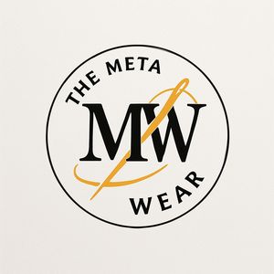 Camiseta Corta de Moda Urbana META WEAR, Cuello Redondo, Tejido de Punto, 100% Algodón, Antiarrugas, Transpirable, con Patrón de Letras Bordadas Personalizadas - Product Image 6