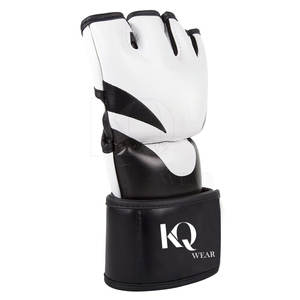 Gants de MMA en cuir de qualité supérieure à étiquette privée, légers, avec sangle de poignet réglable, personnalisables, gants de boxe professionnels - Product Image 3