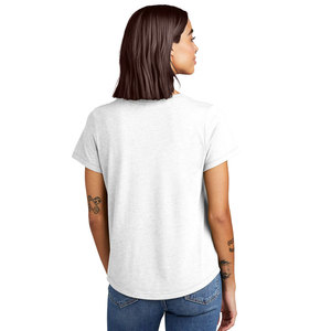 T-shirt élégant pour femme à manches courtes, col rond, en coton respirant, séchage rapide, 200g, toutes saisons - Product Image 4