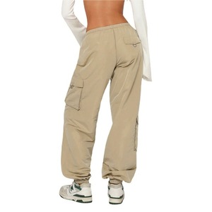 Pantalones Cargo Cómodos para Mujer, Corte Regular, 100% Algodón, Color Personalizado, Múltiples Bolsillos, Transpirables, de Secado Rápido, Antiarrugas - Product Image 5