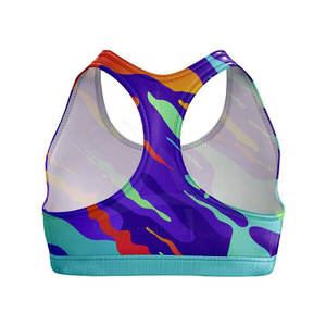 Soutien-gorge de sublimation respirant au meilleur design pour femmes, couleurs et logo personnalisés, haute qualité, fitness, prix bas - Product Image 2