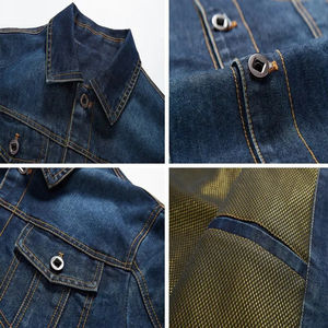 Custom Loose Fit Vintage Flare Jeans Set Hombres Stacked Denim Jacket Jeans Set Pantalones de alta calidad Denim Baggy Jeans - Product Image 5