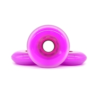 Roues de patins à roulettes de hockey en ligne en gros 68mm 72mm 76mm 80mm Roues de hockey roses