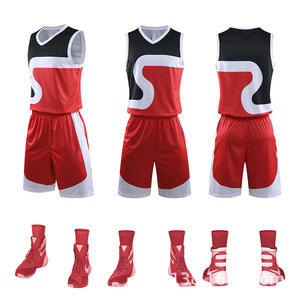 Uniforme de basket-ball avec Logo imprimé par Sublimation personnalisé, ensemble de maillot de basket-ball vierge entièrement imprimé, nouveau Kit pour jeunes - Product Image 2