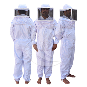 Vêtements de sécurité professionnels pour ruchers en coton avec uniformes à voile carré d'un fournisseur fiable - Product Image 4