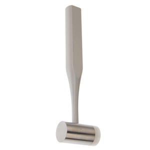 Mazo de Mead de acero inoxidable alemán, tapa de nailon de un lado, 7 12 pulgadas, 550G, mazo de Mead Dental para implantes - Product Image 6