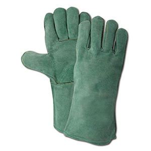 Gants de soudage en cuir de vachette les plus vendus Gants de travail de sécurité garantis de qualité pour gants de soudage en cuir - Product Image 2