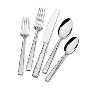 Ensemble de couverts minimalistes pour événements Ensembles de couteaux Fourchettes Cuillères disponibles au prix de gros pour les événements hôteliers Ensembles minimalistes