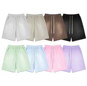 กางเกงขาสั้นผ้าเทอร์รี่ซักหนักสำหรับผู้ชายโลโก้แบบออกแบบได้ตามต้องการสำหรับฤดูร้อน - Product Image 6