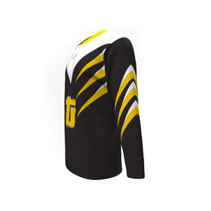 Venta al por mayor: Conjunto de camiseta de hockey sobre hielo 100% poliéster de secado rápido, el mejor set OEM personalizado, transpirable, sublimado para equipos, 220g, ¡gran oferta! - Product Image 5