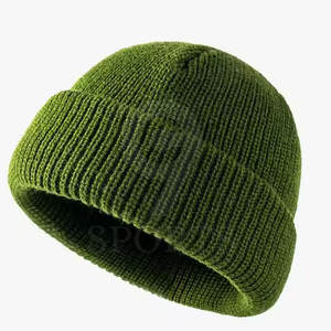 Jacquard 2025 nouveau Design 100% laine bas prix bonnet chapeaux OEM Service vente en gros sur mesure bonnet chapeaux - Product Image 1