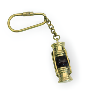 Llavero de linterna de barco antiguo, llavero de Metal con diseño de latón náutico Vintage, pieza de exhibición - Product Image 1