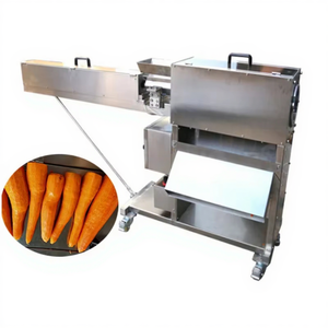 Éplucheur de carottes industriel automatique Machine à éplucher les légumes en acier inoxydable à grande vitesse Moteur 220V pour usage commercial Long - Product Image 1