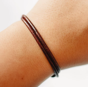 Genuine Leather Cord Bracelet or Anklet Best Selling Rope Bracelet <b>Men</b>, Nautical Rope Bracelet, Surfer Bracelet - Product Image 2