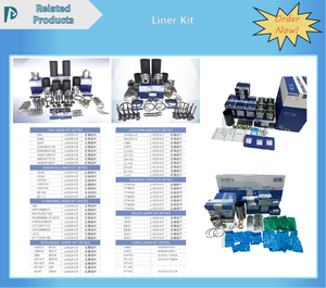 Pièces de moteur d'origine IZUMI, kit de chemises de cylindre pour moteur 6D107, 5255257, 4955251, segments de piston, 3978818, jeu de roulements, kit de réparation de moteur QSB6.7 QSB - Product Image 4