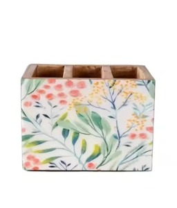 Fancy Design Wooden Spoon Stand New Natural Finish Cutlery Holder <b>for</b> Dining Table <b>for</b> <b>Organizing</b> Tableware Storage Caddy - Product Image 5