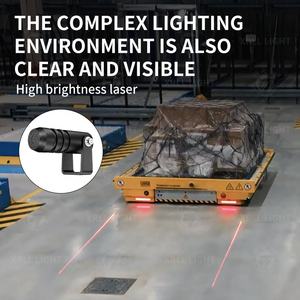 Projetor Laser Industrial de Segurança com Luz de Advertência de Linha Virtual, Laser Linear Reto Vermelho Verde Azul IP68 para AGV - Product Image 5
