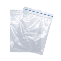 Sacs en plastique transparents de haute qualité LDPE/LLDPE avec fermeture éclair pour l'emballage alimentaire, sushis et aliments pour animaux de compagnie, tailles personnalisées en provenance du Vietnam