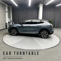 Plateforme rotative motorisée à 360 degrés pour exposition de voitures, équipement pour allée de villa, garage et parking