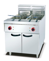 Friteuse à double panier Friteuse commerciale en acier inoxydable de haute qualité à bas prix